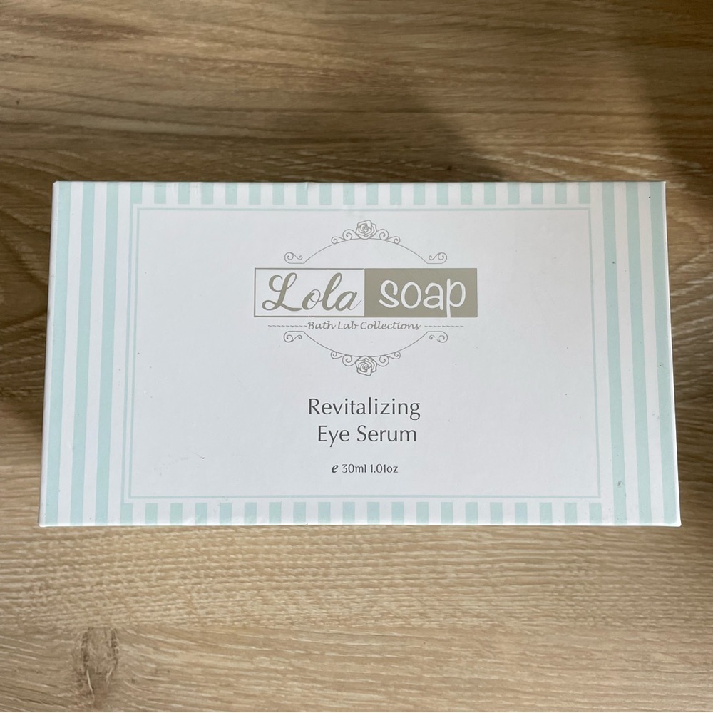 Lola Soap Revitalizing Eye Serum 30ml / 1.01oz Brighten Smooth Minimize Wrinkles